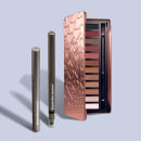 Combo De Olho Na Make: Paleta de Sombras 12g + Caneta Delineadora 1ml+ Lápis Para Olhos Esfumador 200mg