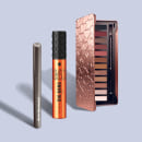 Combo Make dos Olhos: Paleta de Sombras Adoro Rosês 12g + Caneta Delineadora 1ml + Máscara de Cílios Big Bang 360 10g
