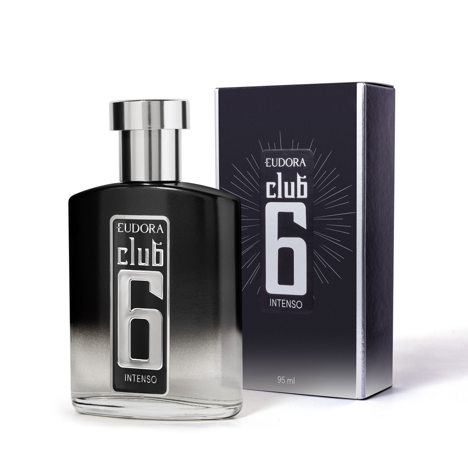 Frasco de Club 6 Intenso Desodorante Colônia 95 ml da Eudora