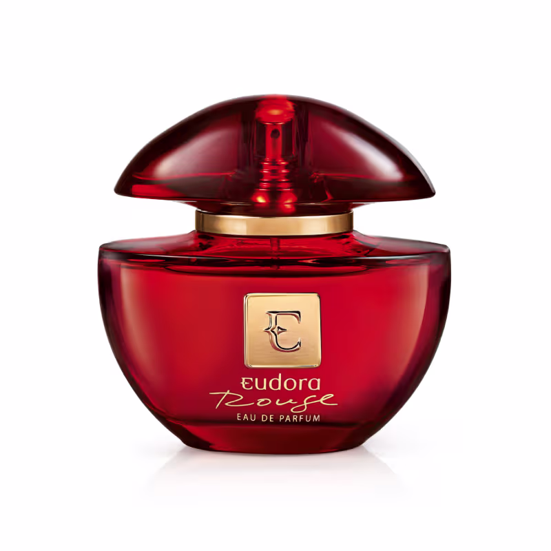 Frasco do perfume Eudora Rouge Eau de Parfum