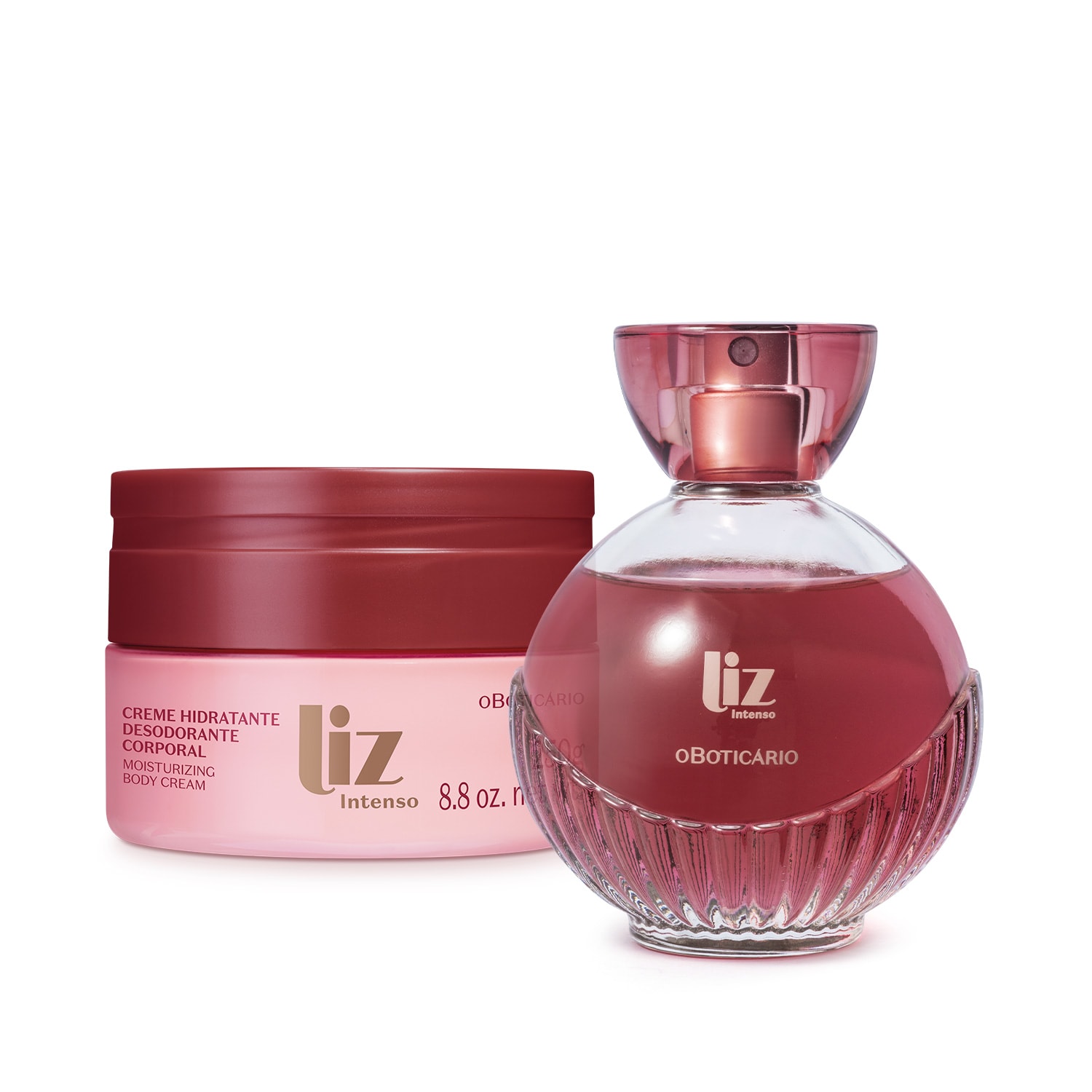 Combo Liz Intenso: Desodorante Colônia + Creme Hidratante Desodorante Corporal
