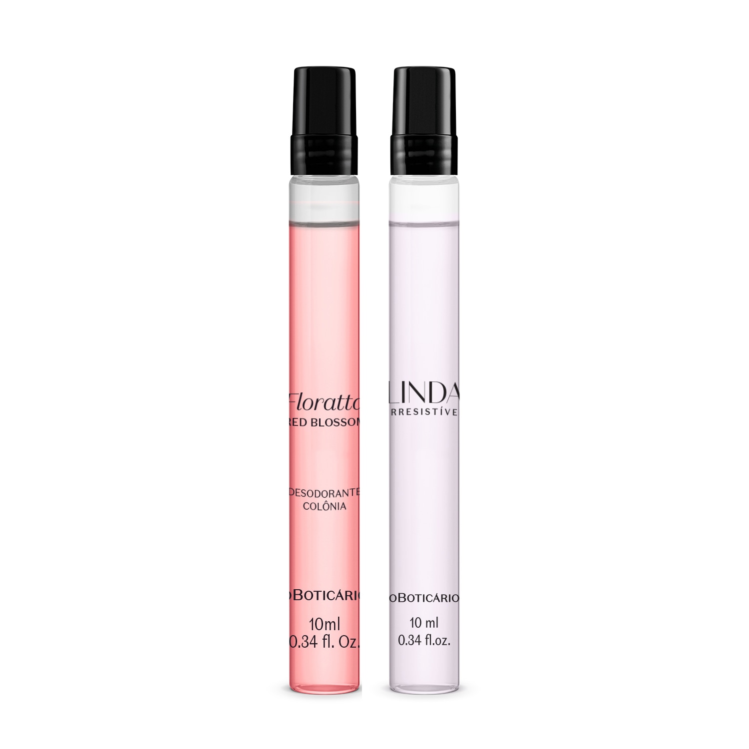 Combo Perfumaria Feminina Tamanho Viagem :Linda Irresistível + Floratta Red Blossom