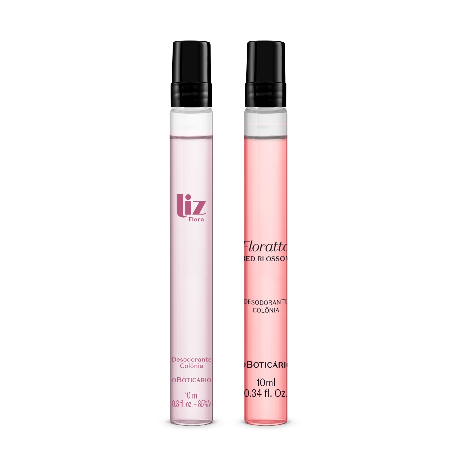 Combo Desodorante Colônia Tamanho Viagem: Liz Flora + Floratta Red Blossom
