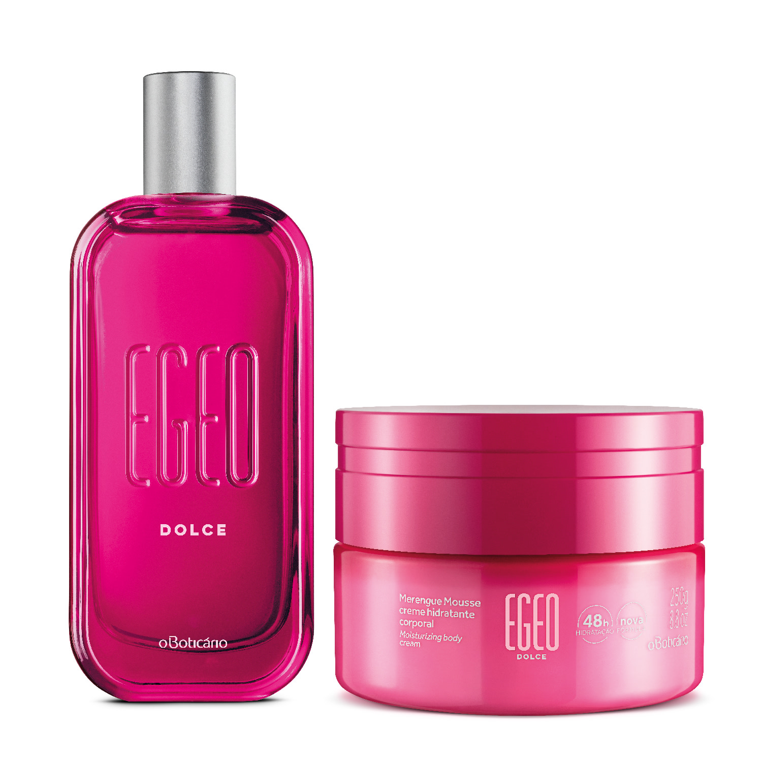 Combo Egeo Dolce: Desodorante Colônia + Merengue Mousse Hidratante