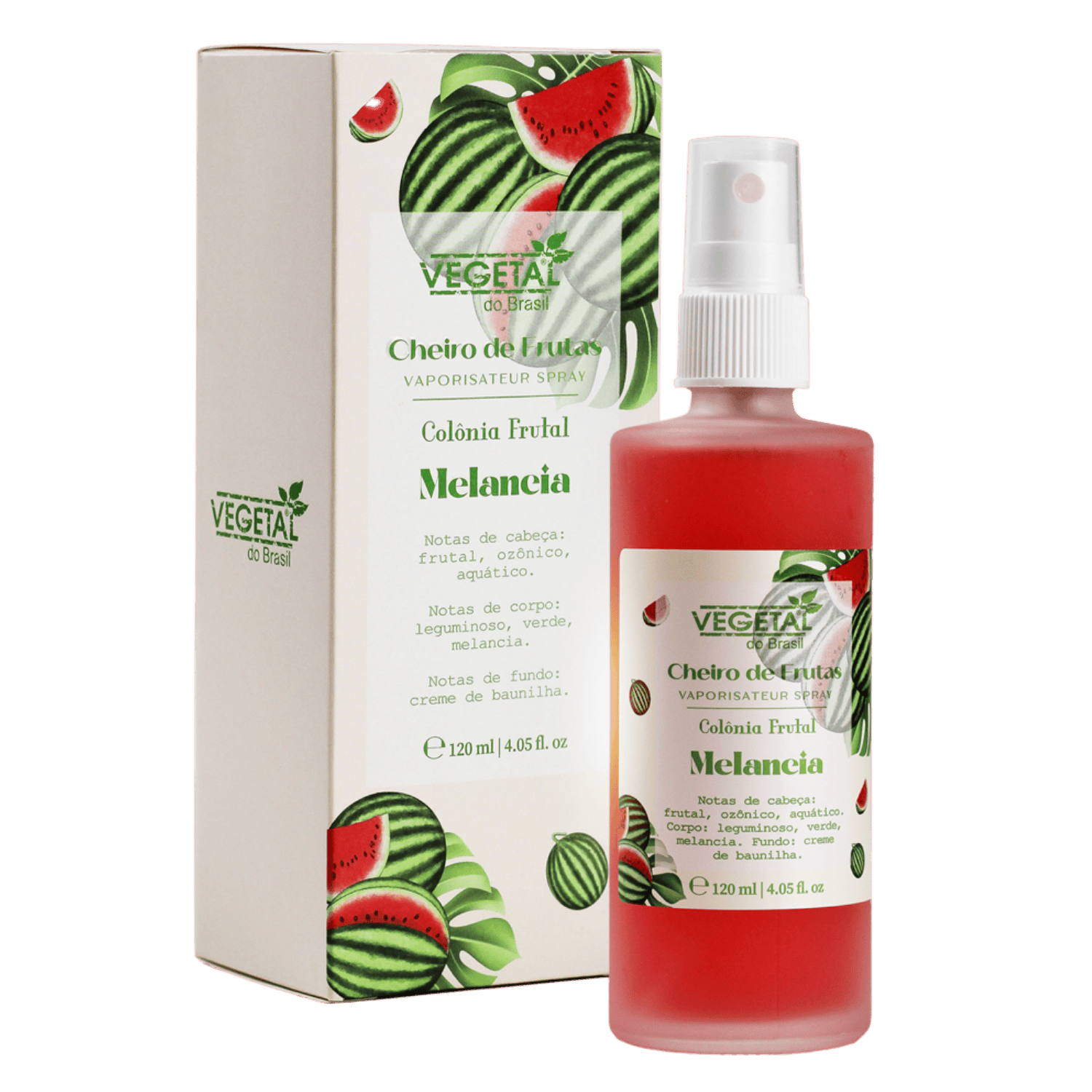 Cheiro de Frutas Melancia Vegetal do Brasil Eau de Cologne - Perfume Feminino