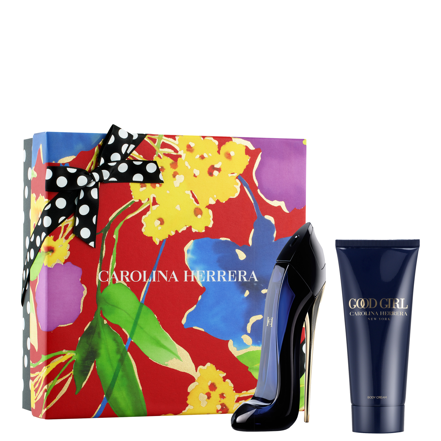 Conjunto Carolina Herrera Good Girl Eau de Parfum - Perfume Feminino 80ml + Body Lotion 10... Conjunto Carolina Herrera Good Girl Eau de Parfum - Perfume Feminino 80ml + Body Lotion 10...