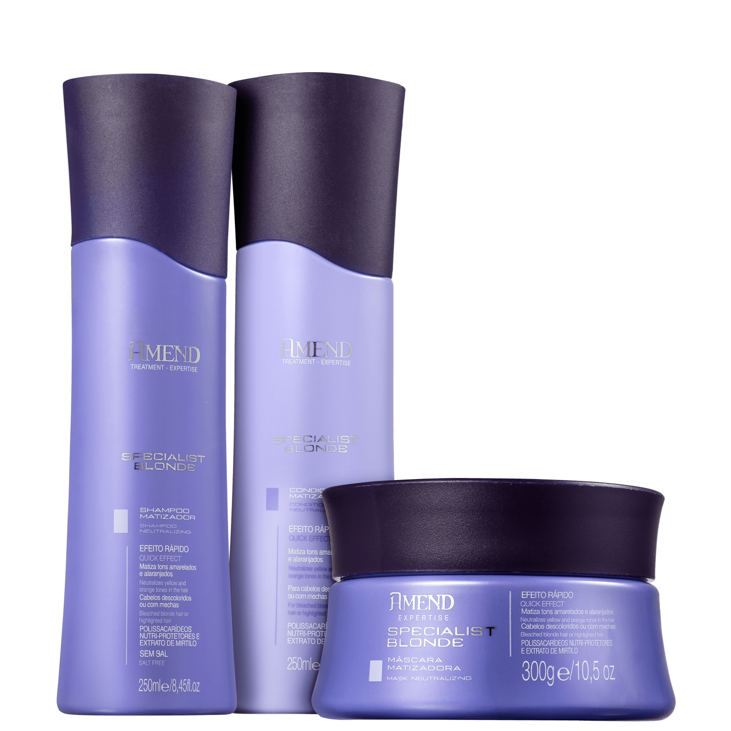 Kit Amend Specialist Blonde Trio de Cuidados (3 Produtos) Kit Amend Specialist Blonde Trio de Cuidados (3 Produtos)