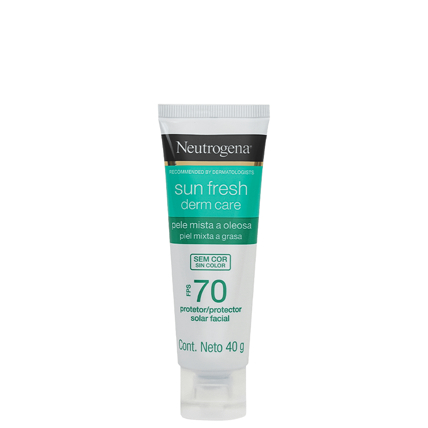 Neutrogena Sun Fresh Derm Care FPS 70 - Protetor Solar Facial 40g Neutrogena Sun Fresh Derm Care FPS 70 - Protetor Solar Facial 40g