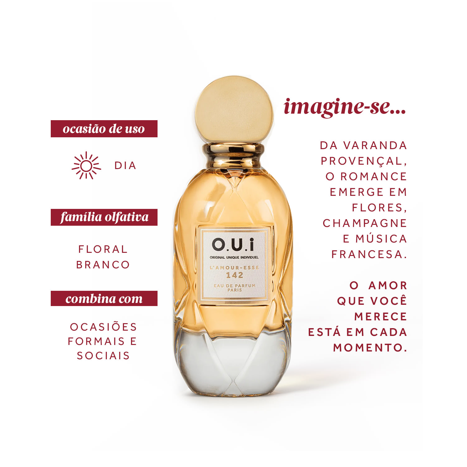 Combo L'Amour-Esse 142: Eau de Parfum 30ml + Hidratante