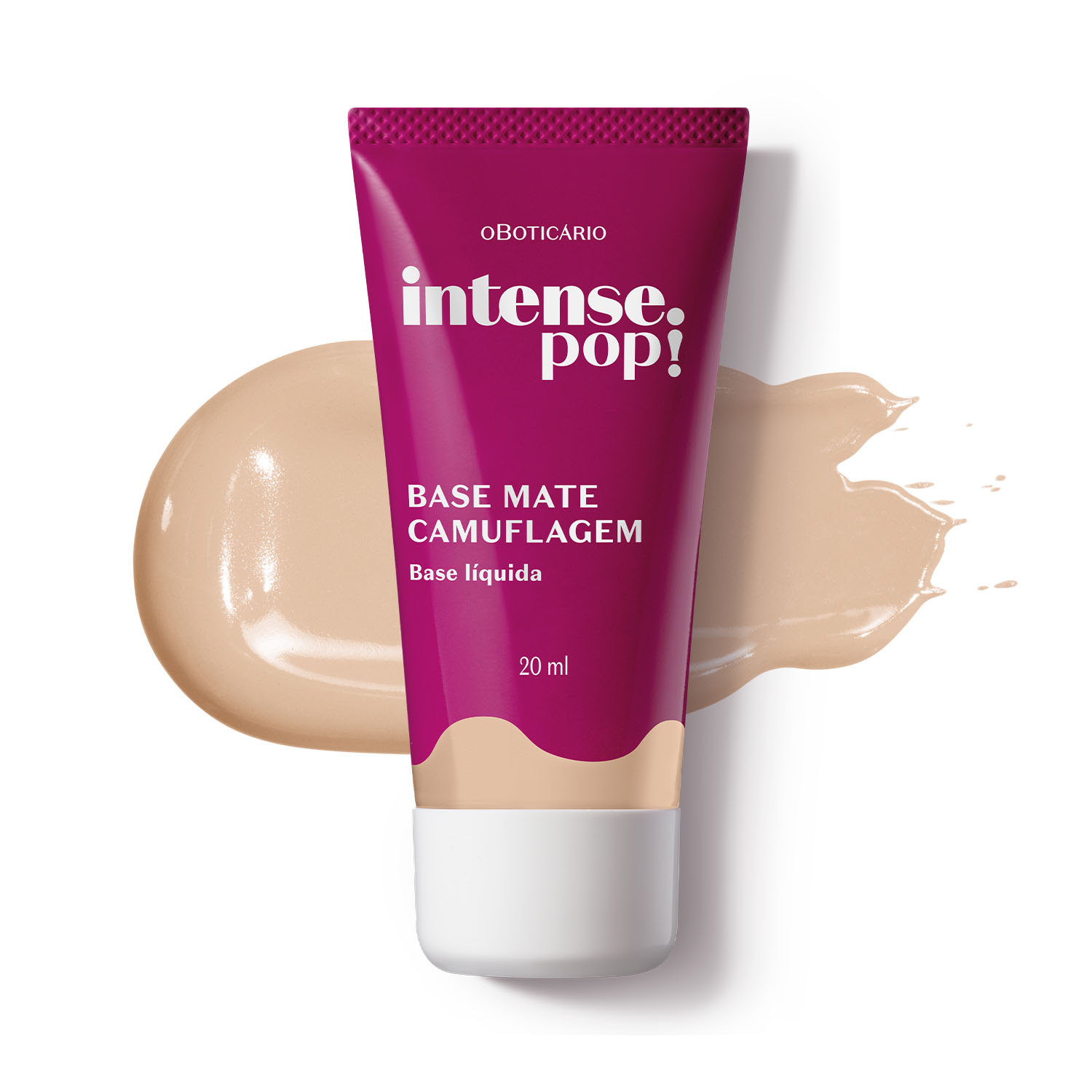 Base Mate Camuflagem Cor 100 Intense Pop! 20ml