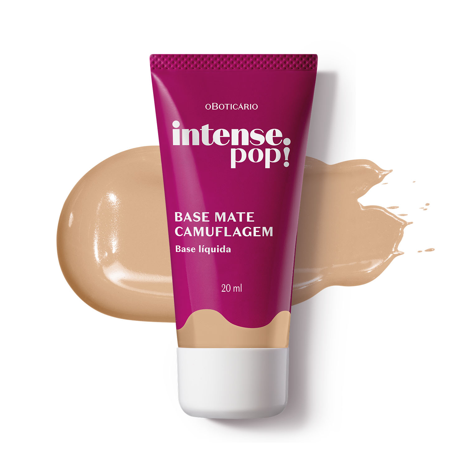 Base Mate Camuflagem Cor 140 Intense Pop! 20ml