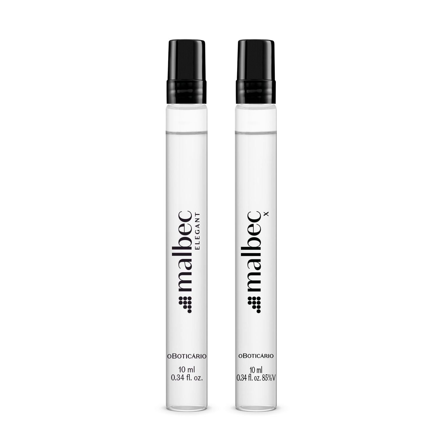 Combo Desodorante Colônia: Malbec X 10ml + Malbec Elegant 10ml | O ...