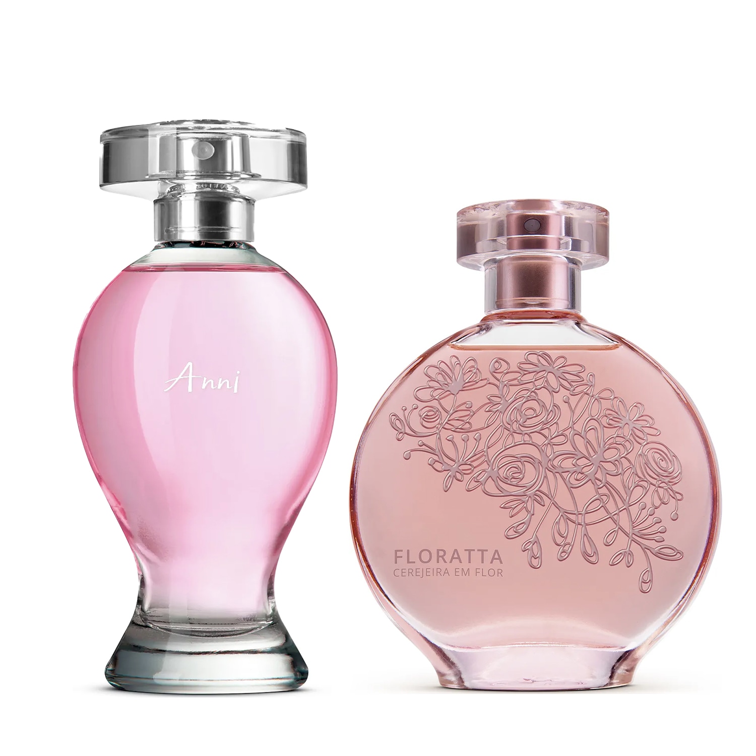 Combo Perfumaria Feminina: Floratta Cerejeira Em Flor 75ml + Boticollection Anni 100ml Combo Perfumaria Feminina: Floratta Cerejeira Em Flor 75ml + Boticollection Anni 100ml