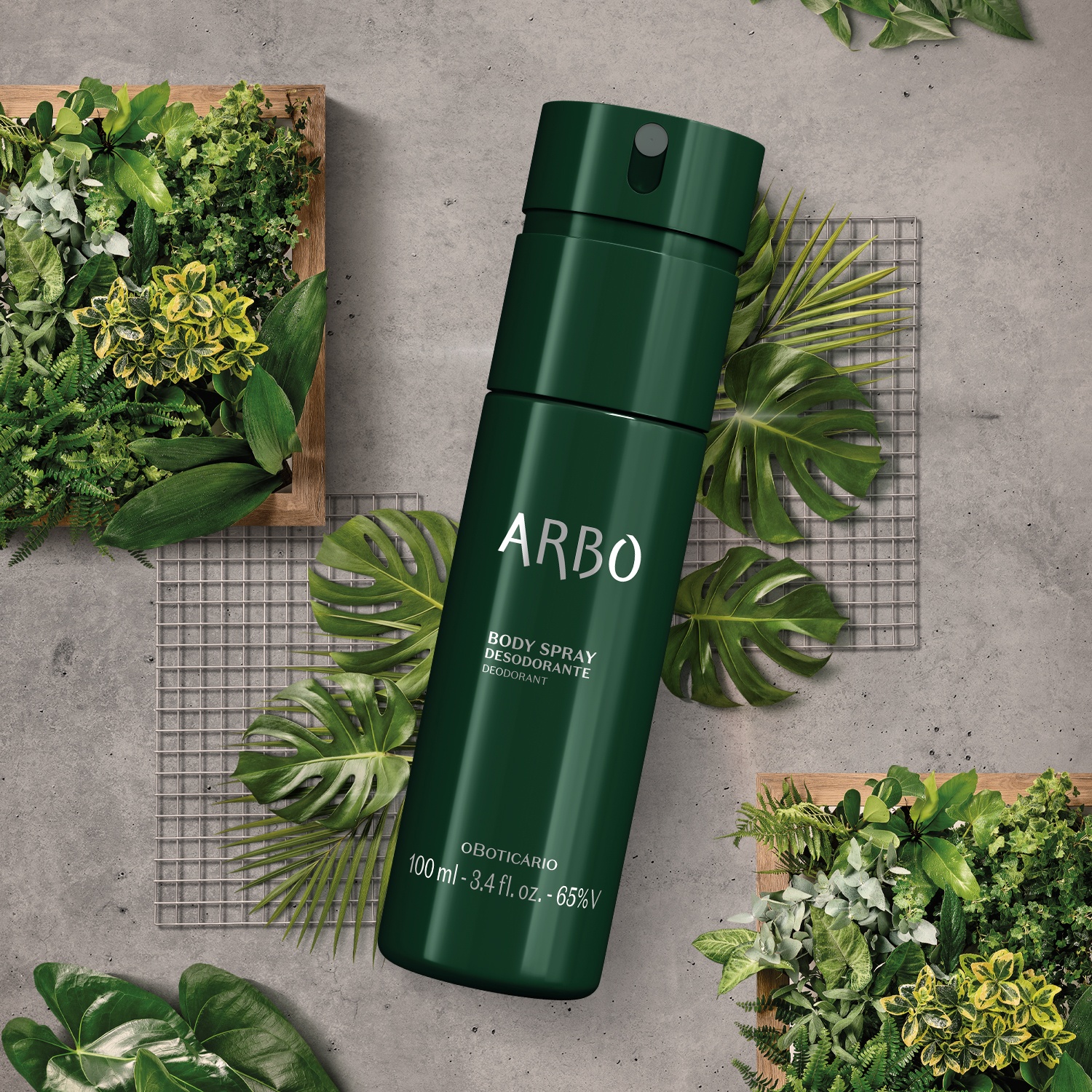 Combo Presente Arbo: Desodorante Colônia 100ml + Body Spray 100ml + Caixa Presenteável