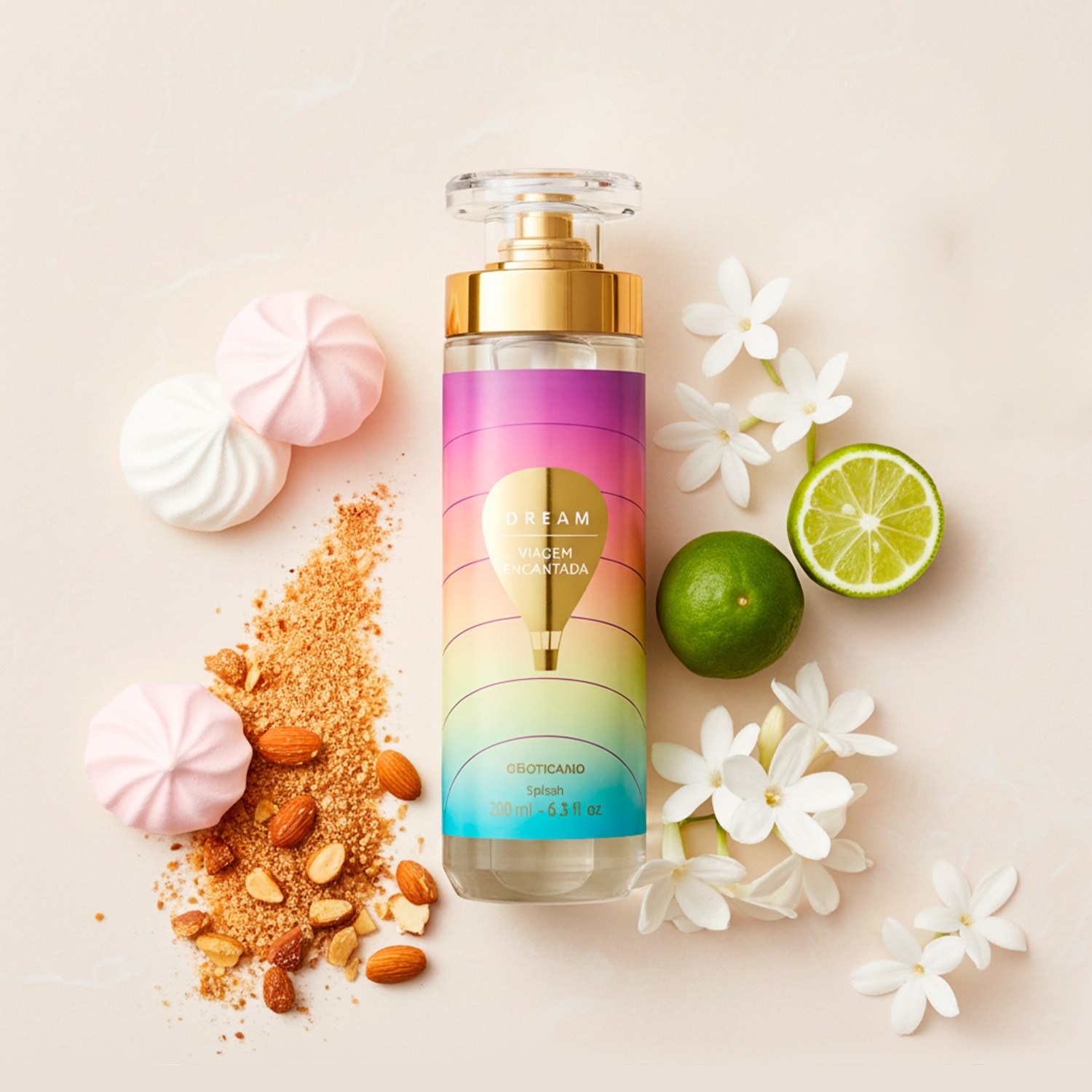 Body Splash Desodorante Colônia Dream Viagem Encantada 200ml