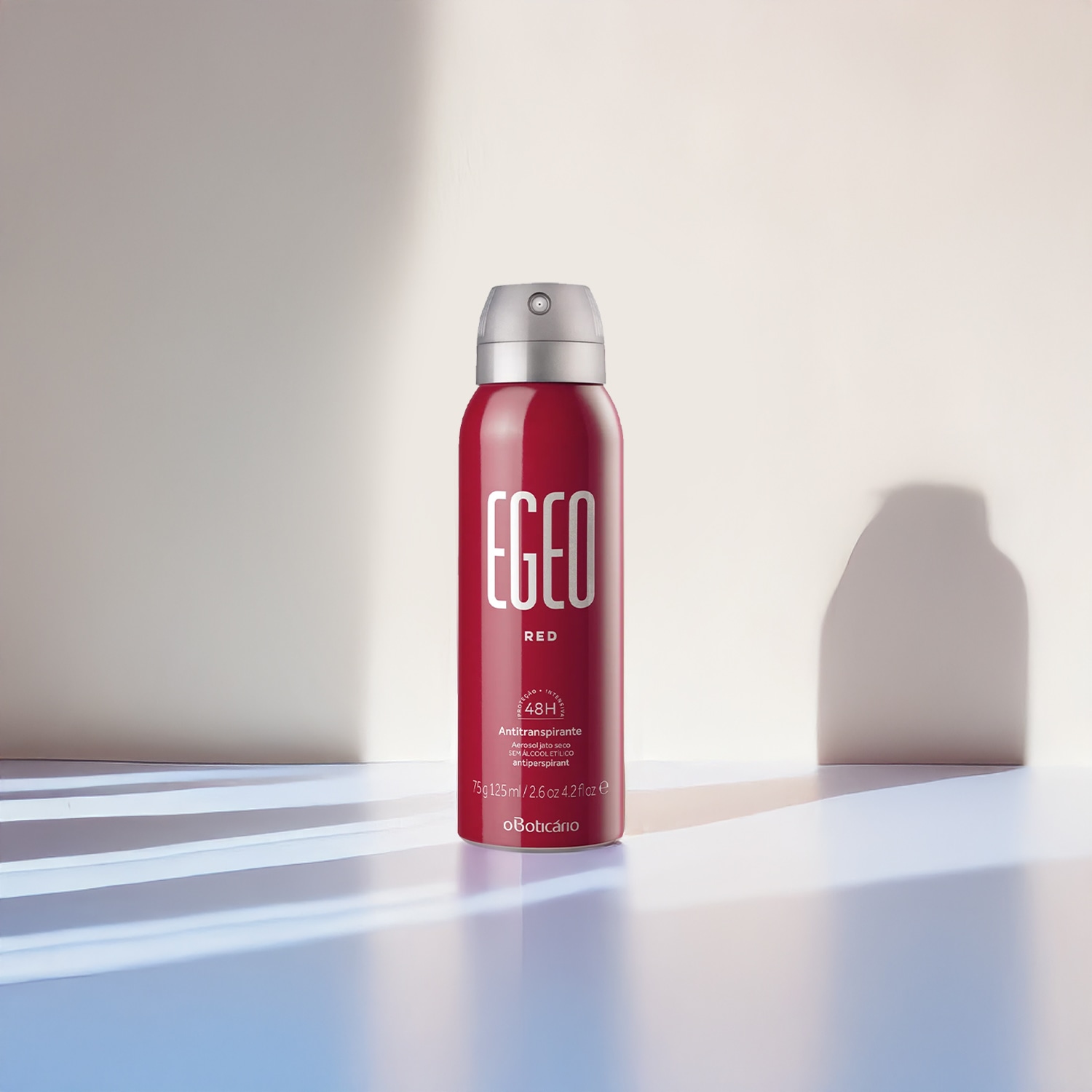 Desodorante Antitranspirante Aerosol Egeo Red 75g/125ml