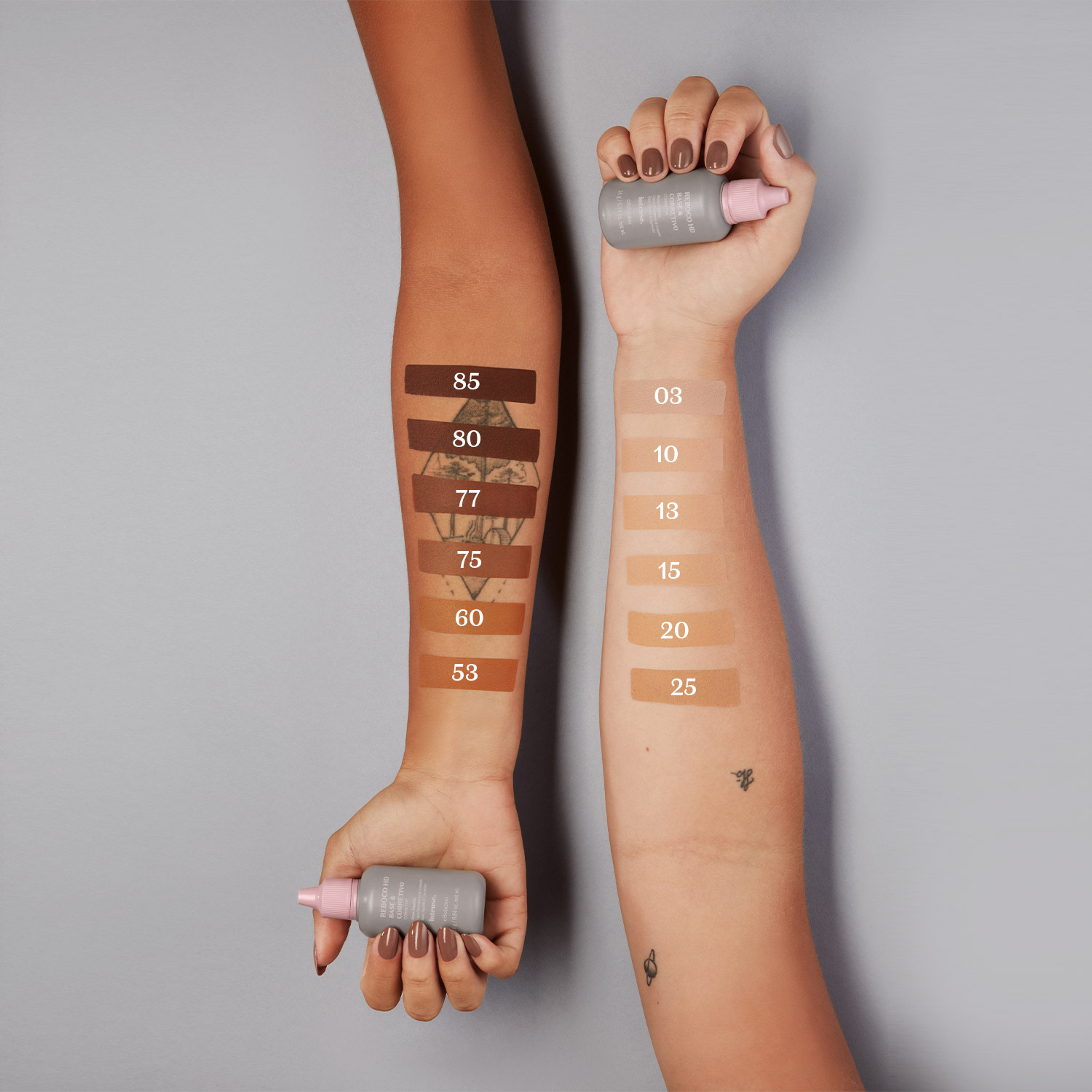 Base Líquida & Corretivo Reboco HD Cor 53 Intense 24g