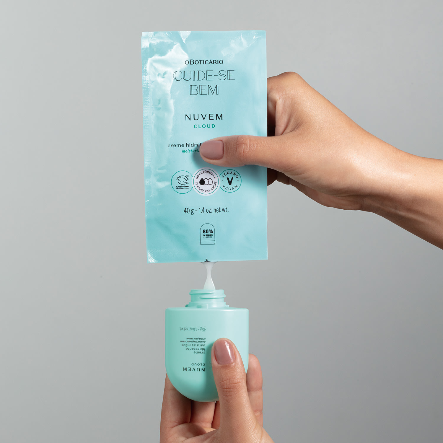 Creme Hidratante Para Mãos Cuide-se Bem Nuvem 45g