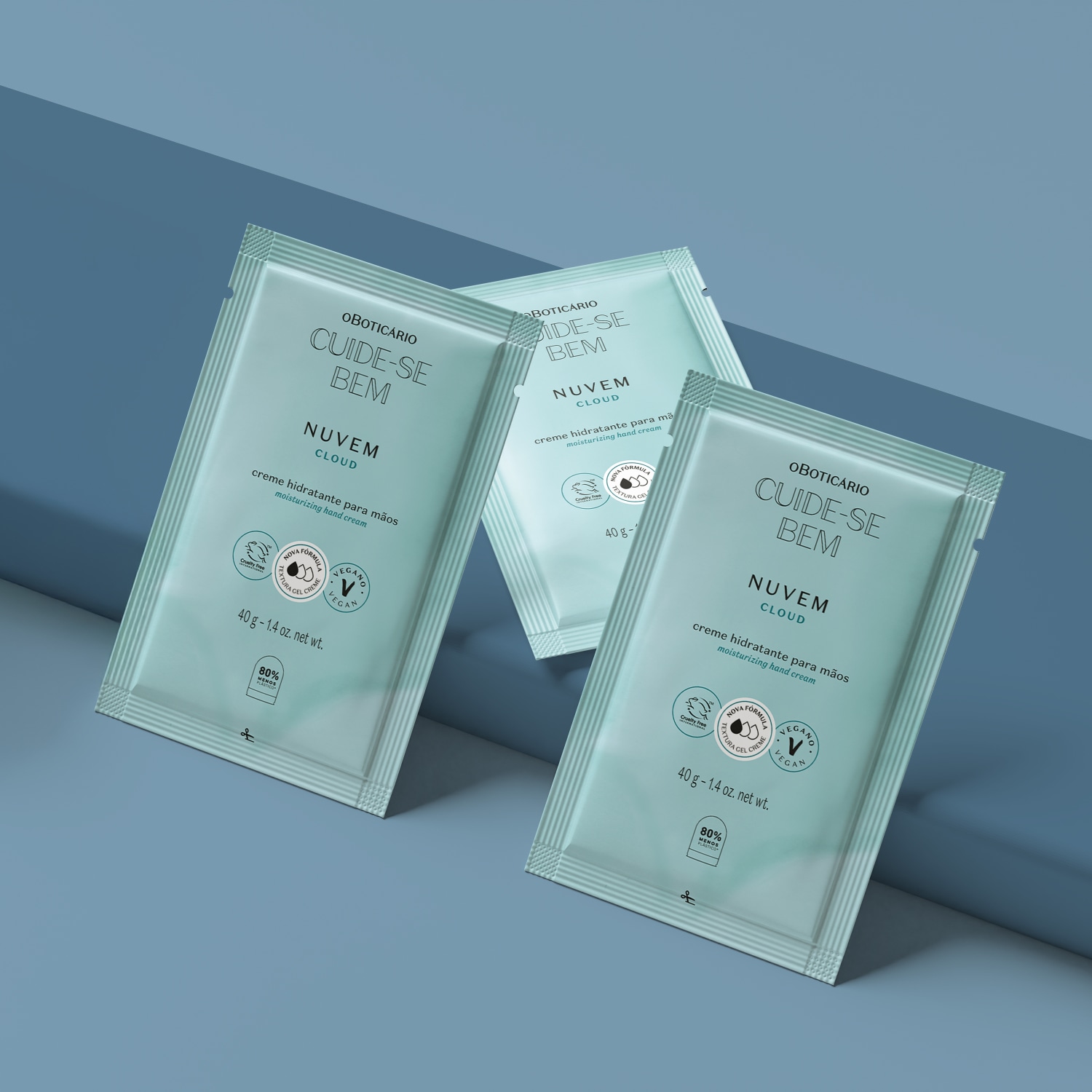 Refil Creme Hidratante para Mãos Cuide-se Bem Nuvem 40g