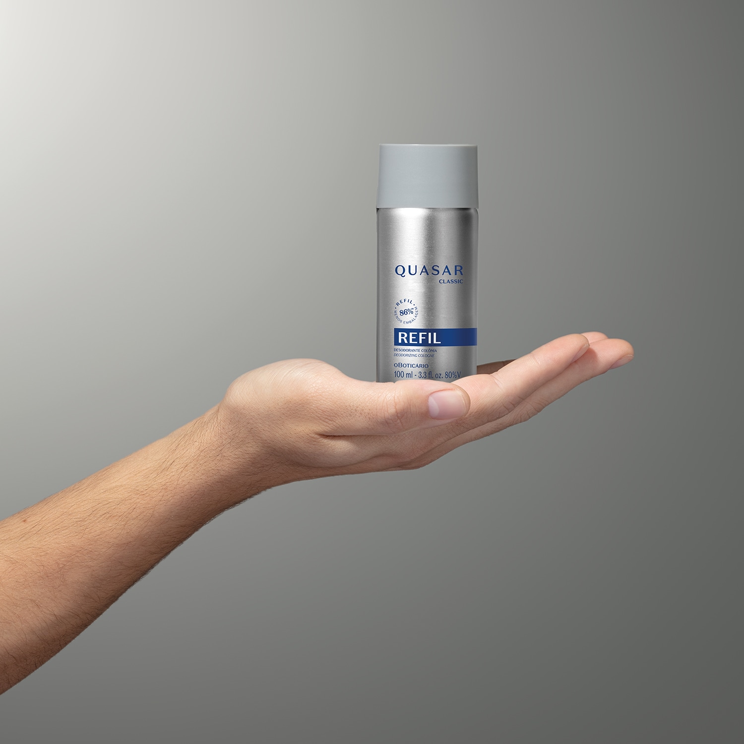 Refil Quasar Classic Desodorante Colônia 100ml