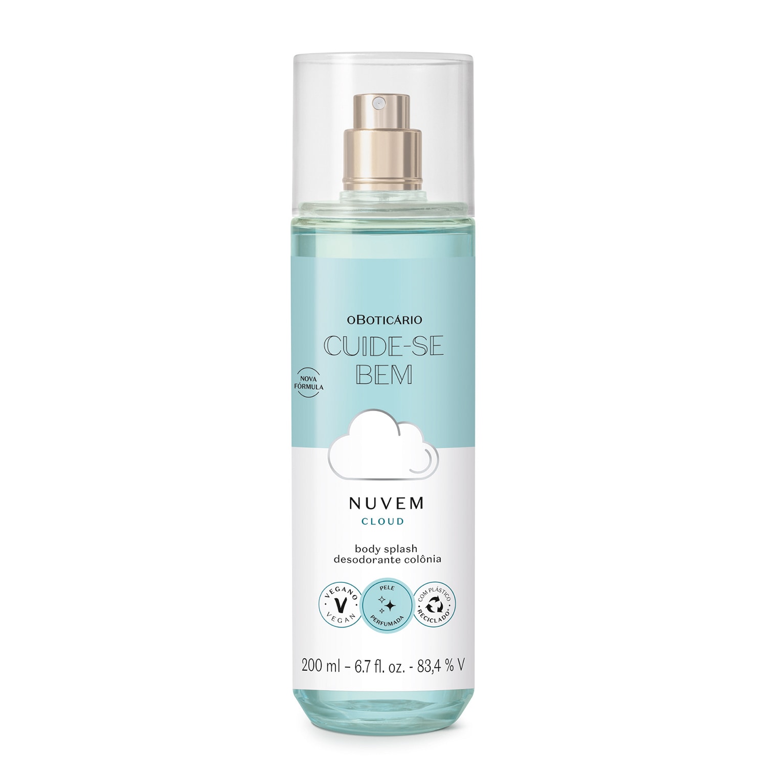 Body Splash Desodorante Colônia Cuide-se Bem Nuvem 200ml | O Boticário