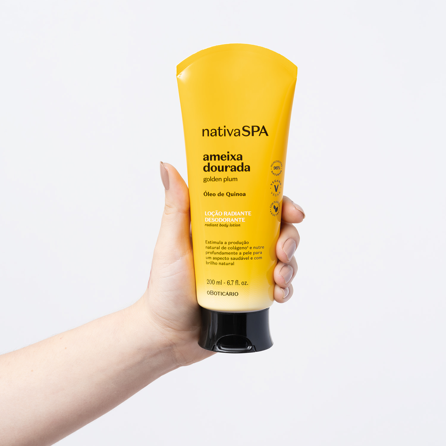 Loção Radiante Desodorante Corporal Nativa Spa Ameixa Dourada 200ml