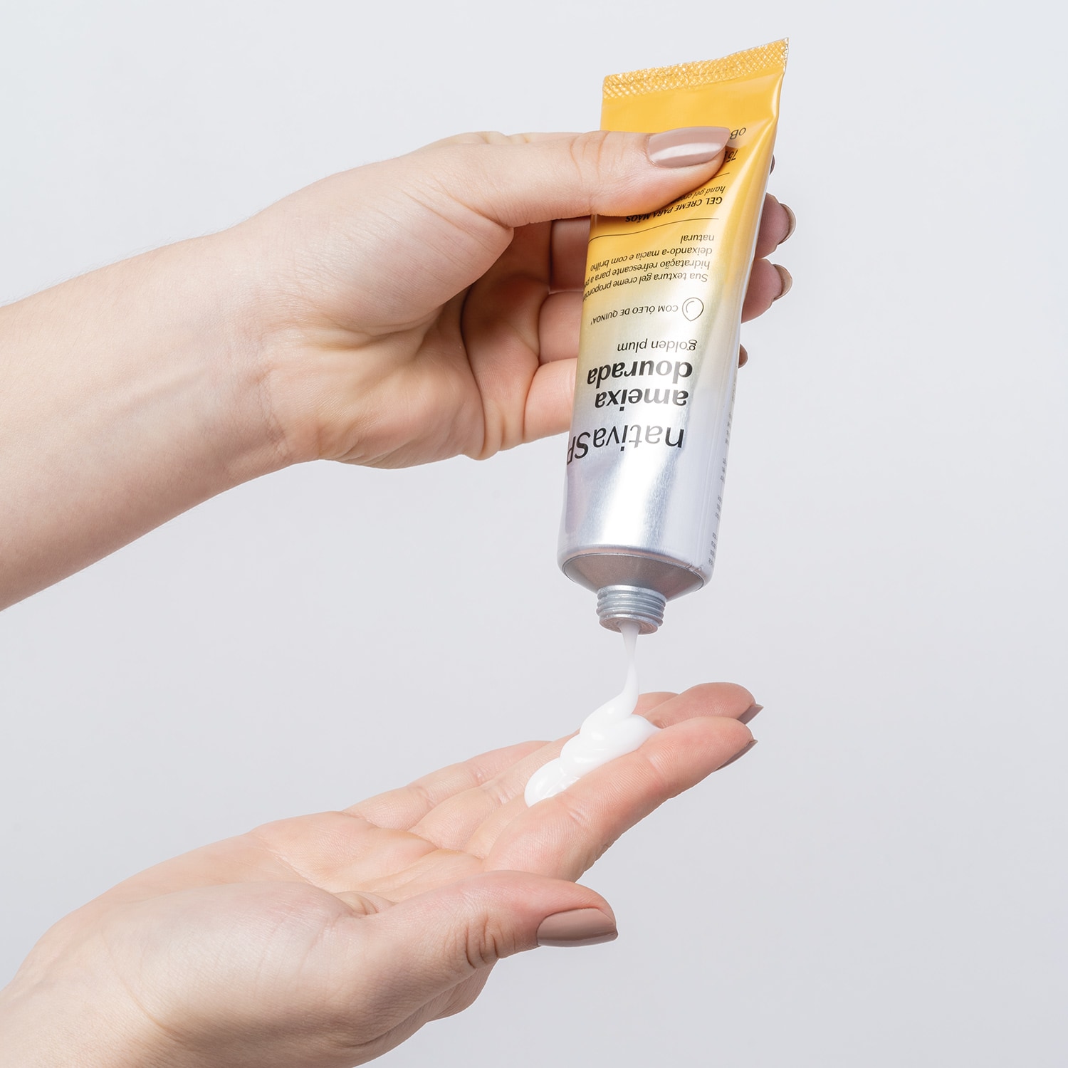 Gel Creme Para as Mãos Nativa Spa Ameixa Dourada 75g