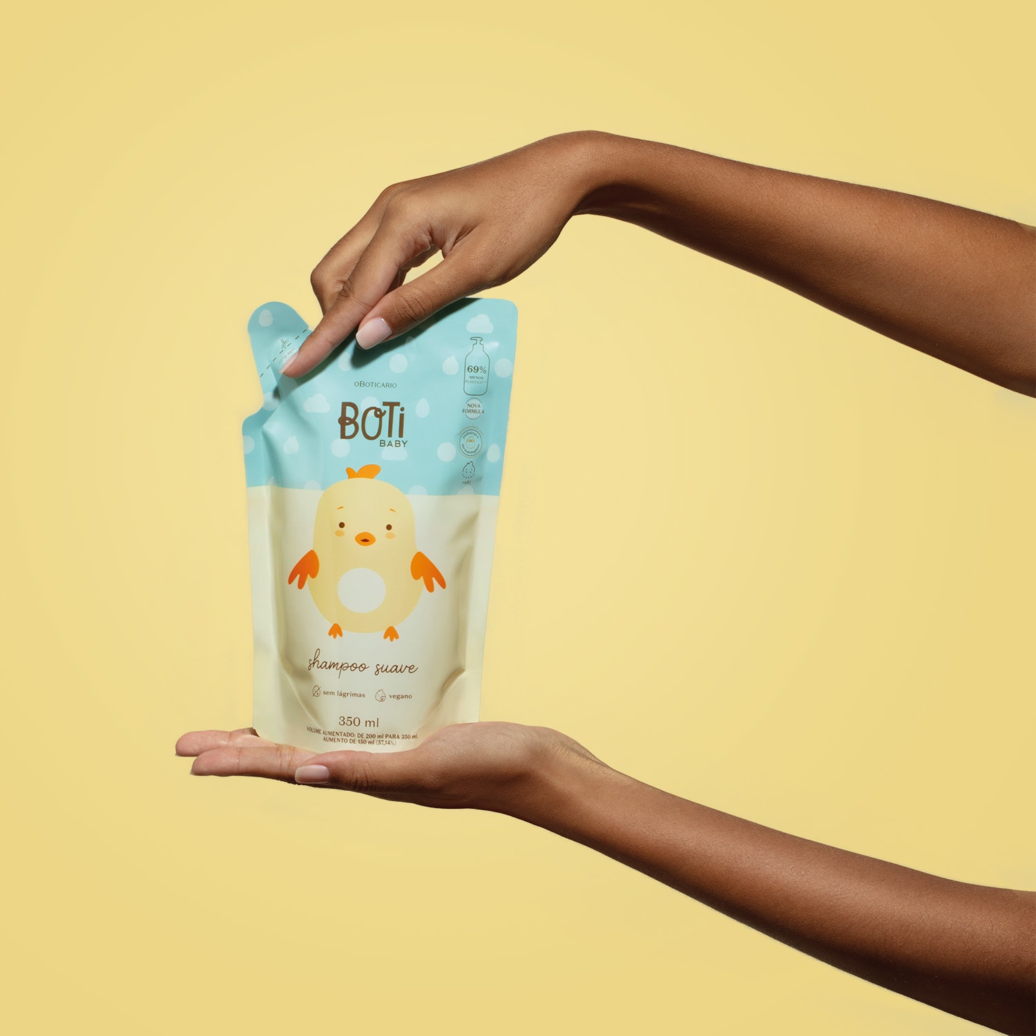 Refil Shampoo Suave Boti Baby 350ml