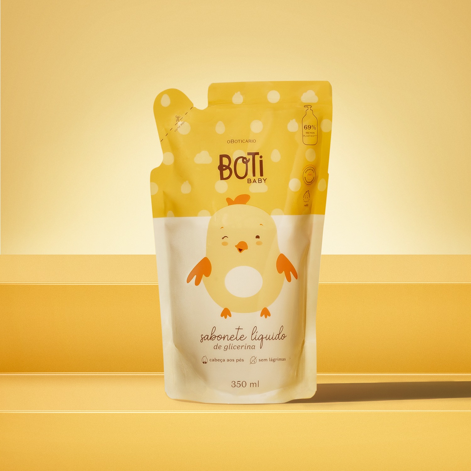 Refil Sabonete Líquido de Glicerina Boti Baby 350ml