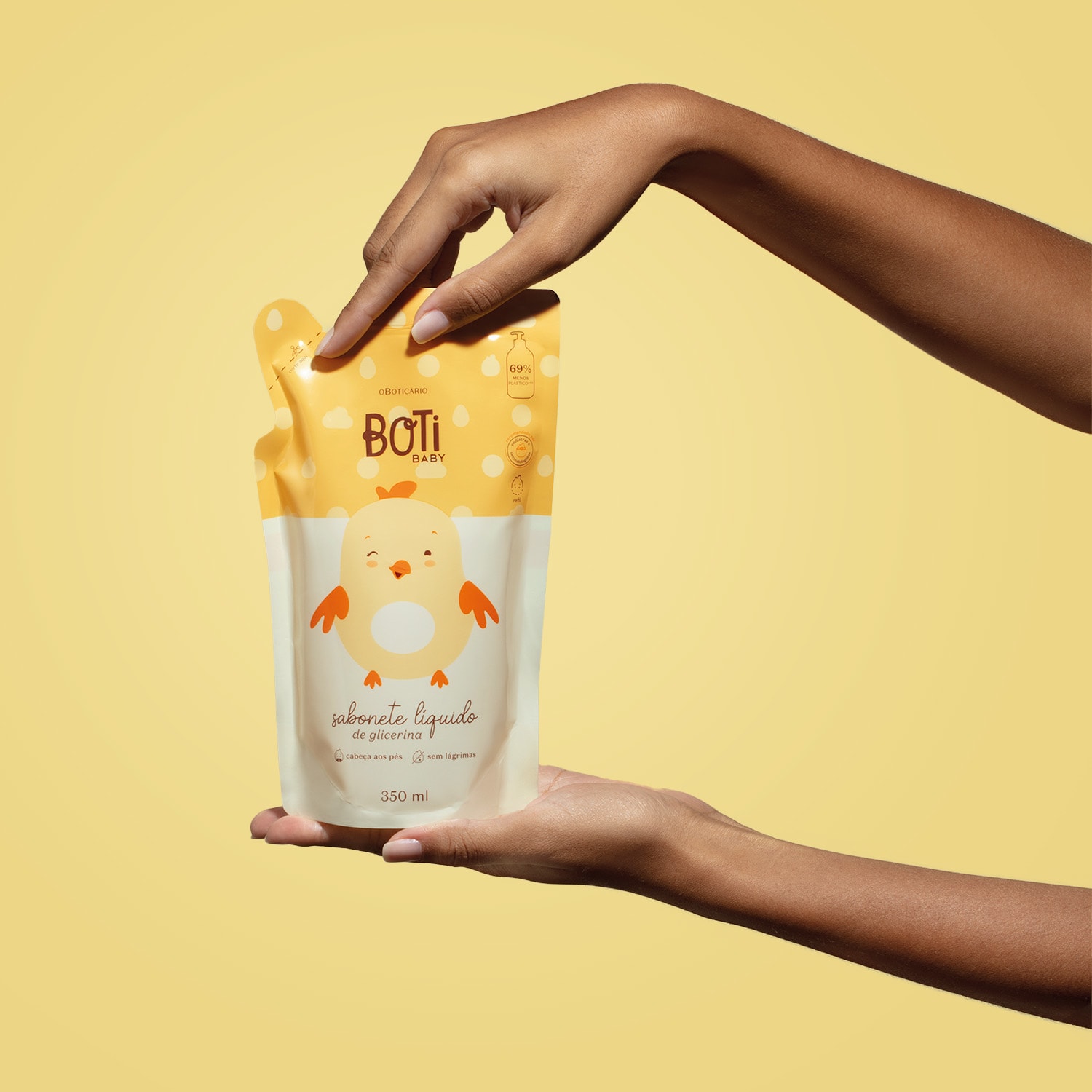 Refil Sabonete Líquido de Glicerina Boti Baby 350ml