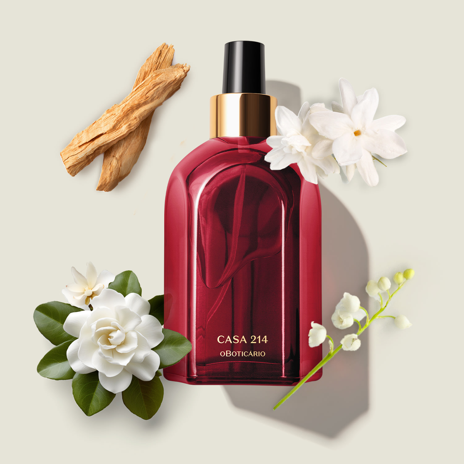 Aromatizador de Ambiente em Spray Casa 214 Gardênia Imperial 250ml