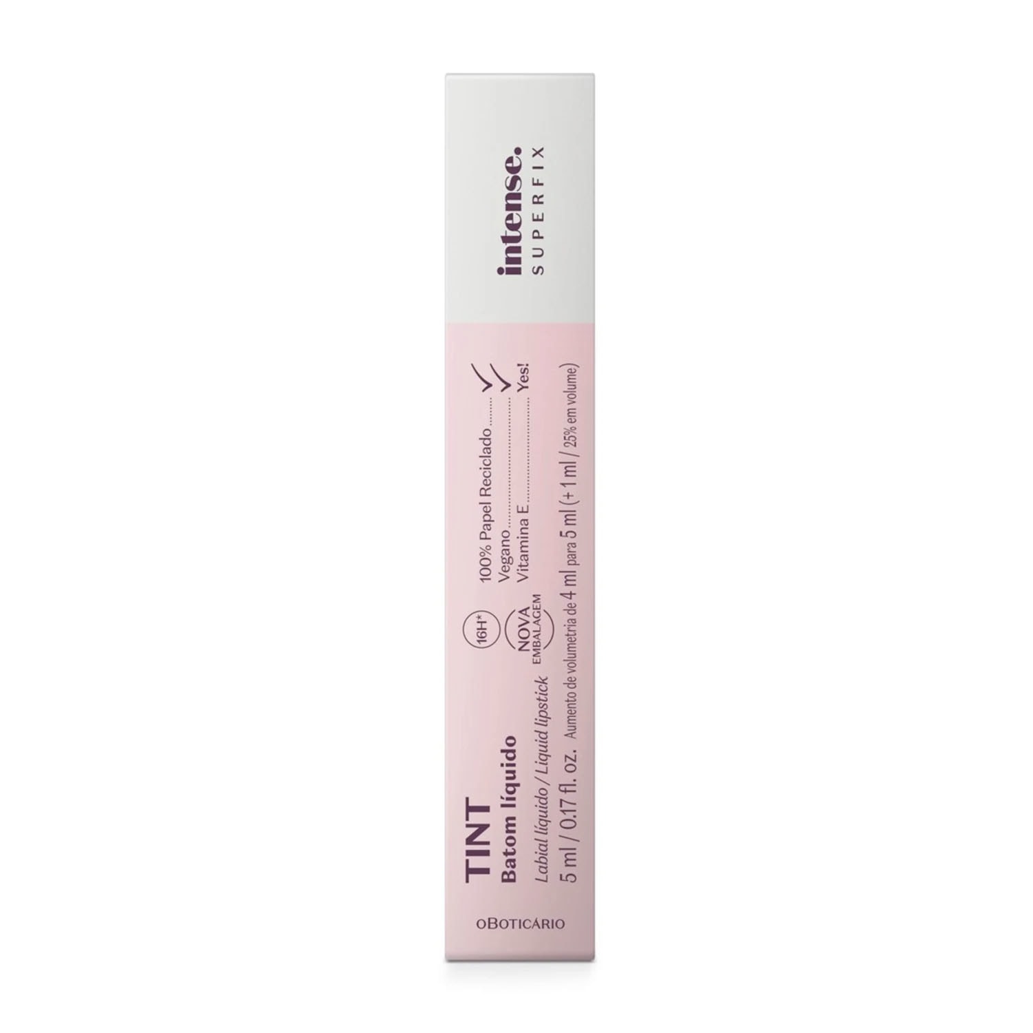 Batom Líquido Tint Vermelho 345 Intense Superfix 5ml