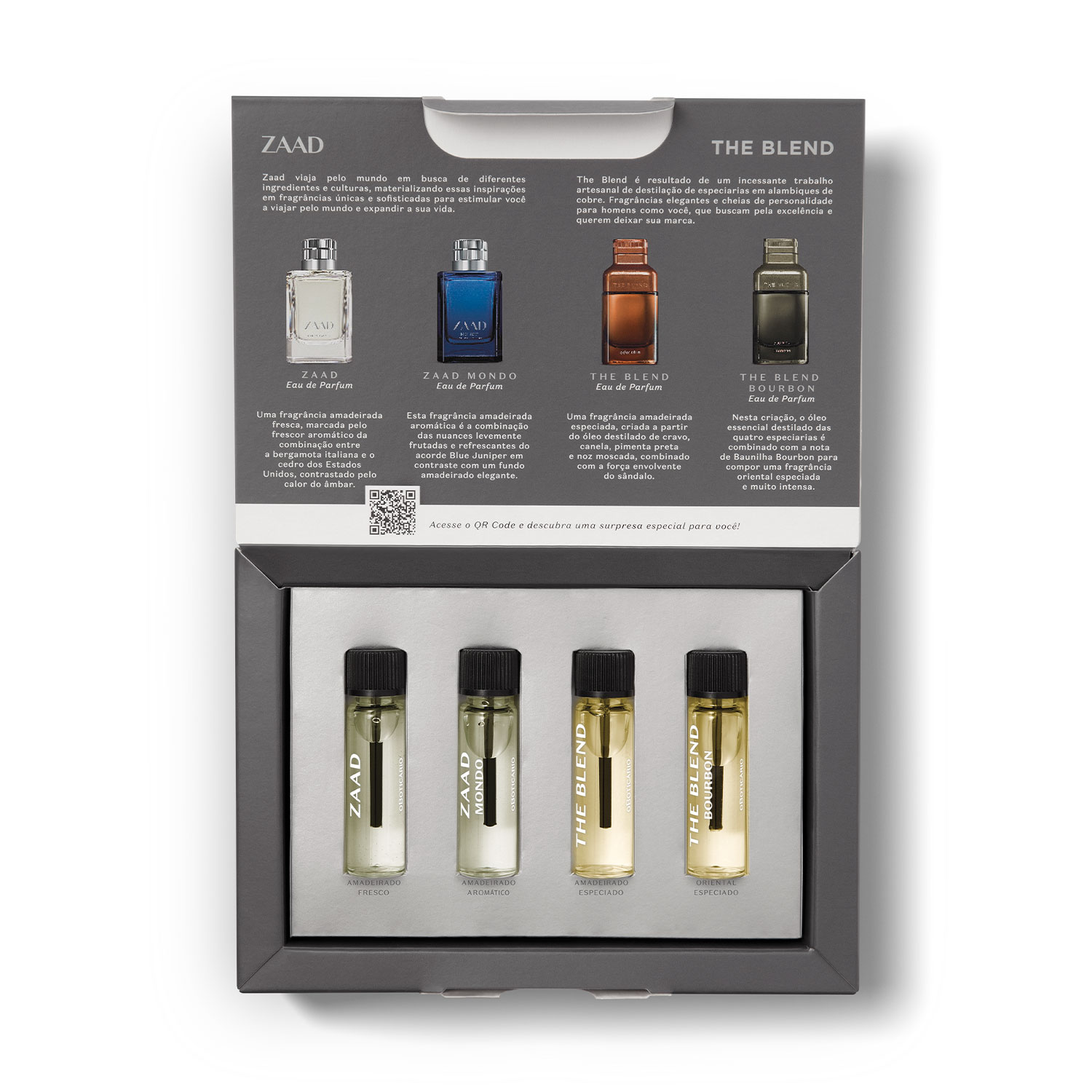 Kit Miniatura Perfumaria Masculina (4 itens)