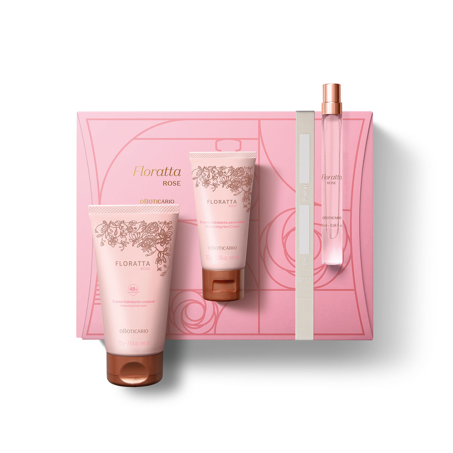Kit Presente Floratta Rose (3 itens)