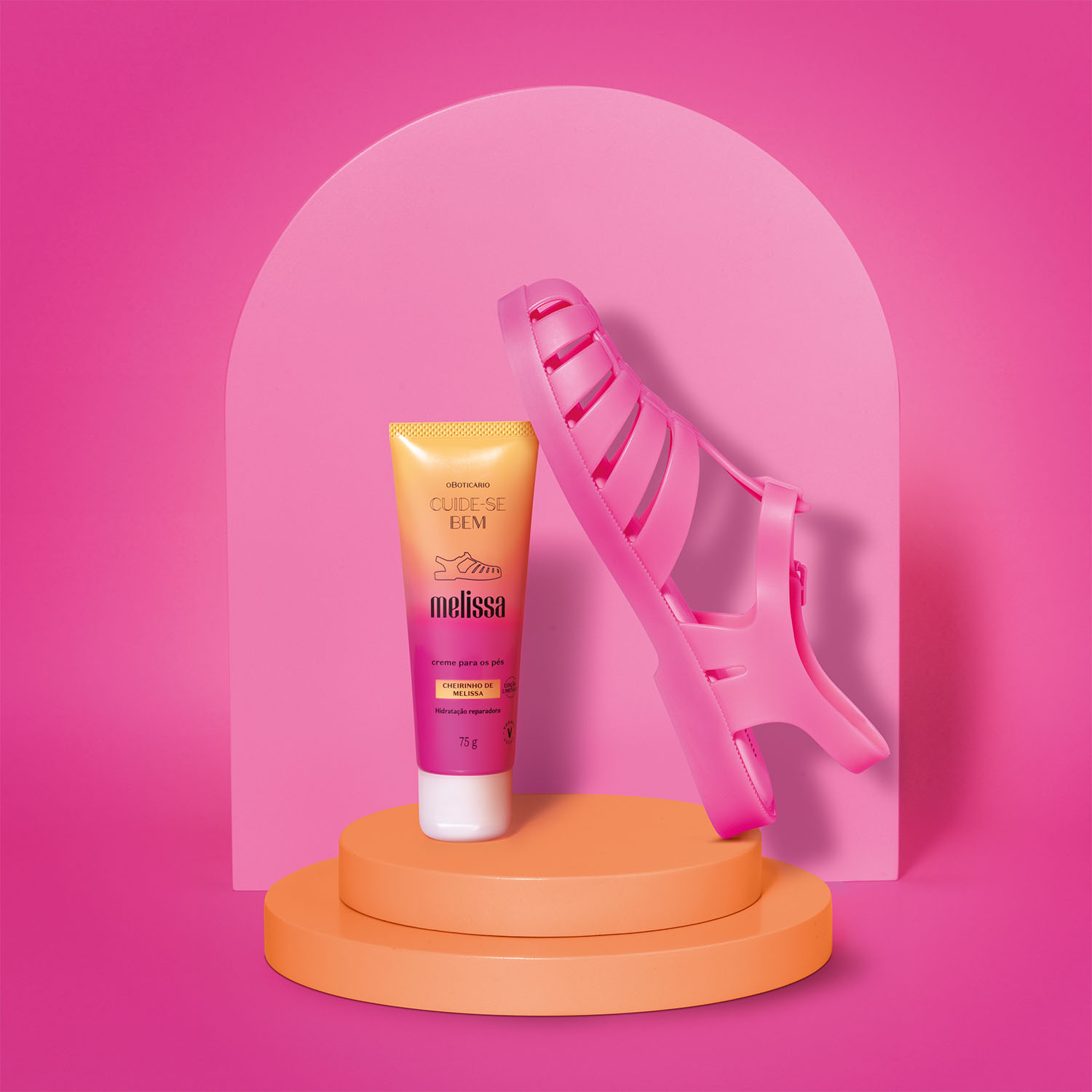 Creme para os Pés Cuide-se Bem Melissa 75g