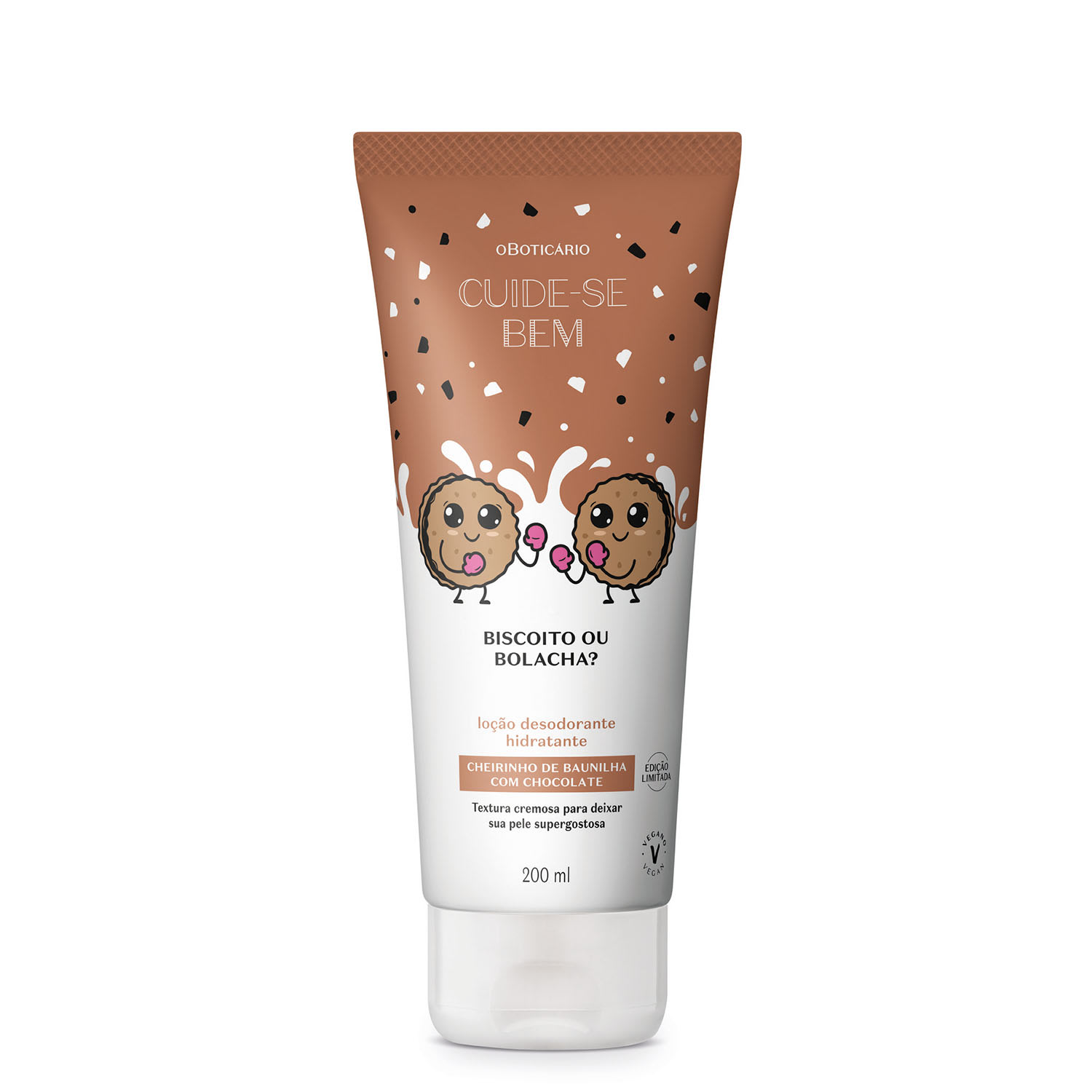 Loção Hidratante Desodorante Corporal Cuide - se Bem Biscoito ou Bolacha 200ml Loção Hidratante Desodorante Corporal Cuide - se Bem Biscoito ou Bolacha 200ml