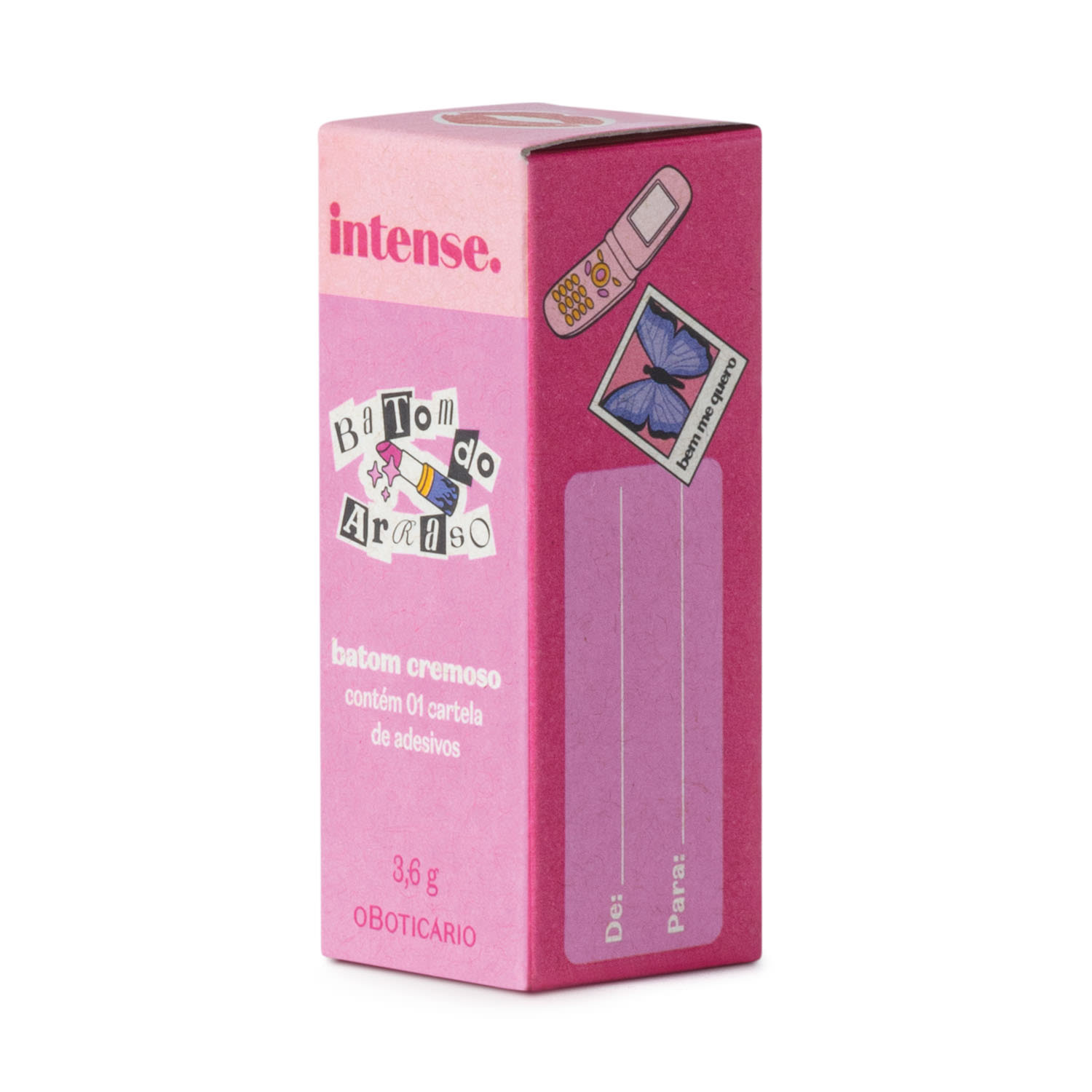 Batom do Arraso Pink Rose Intense 3,6g