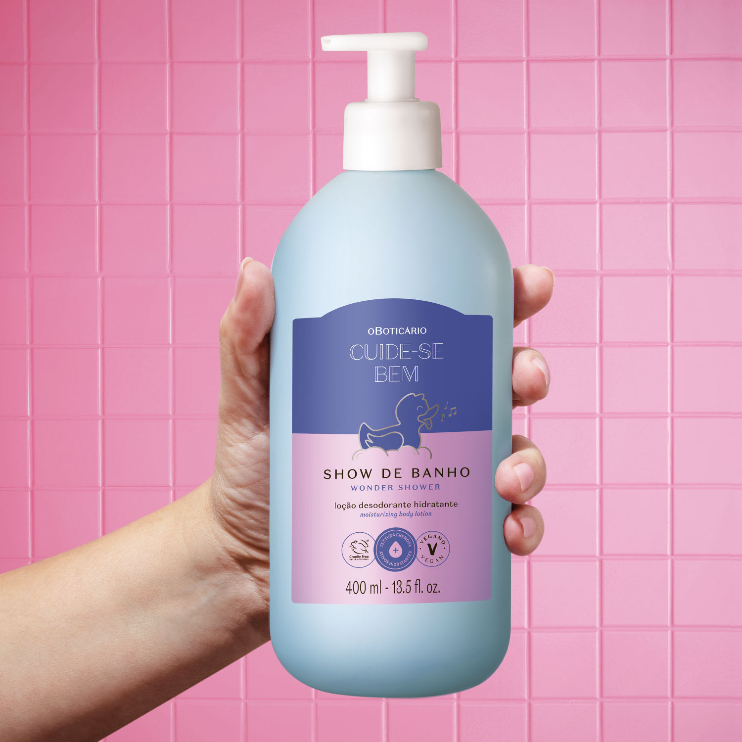 Loção Desodorante Hidratante Corporal Cuide-se Bem Show de Banho 400ml