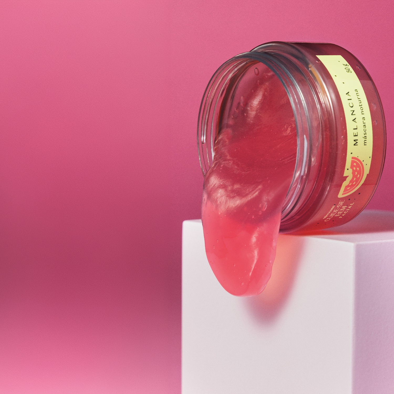 Máscara Facial Noturna Cuide-se Bem Melancia 50g