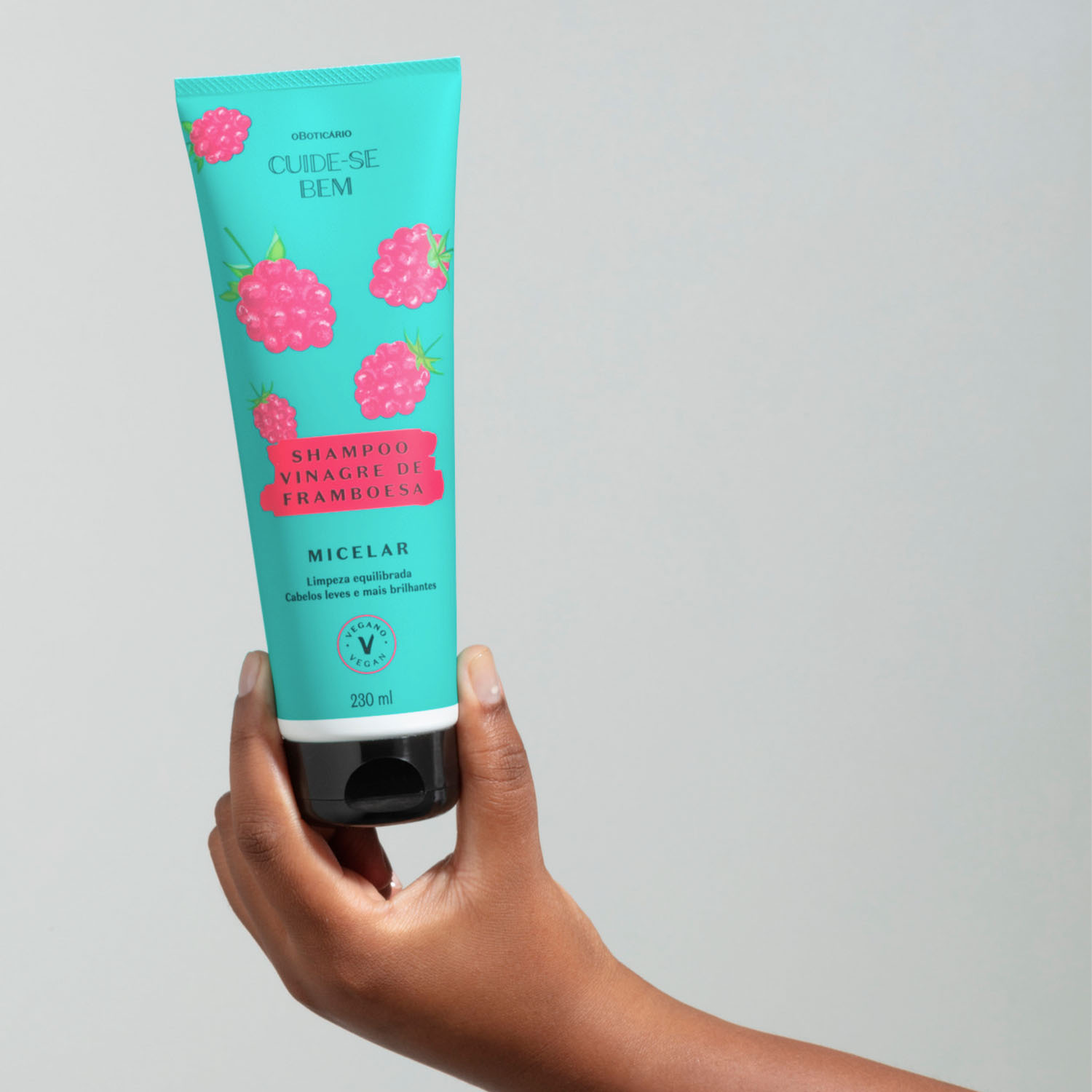 Shampoo Vinagre de Framboesa Cuide-se Bem Feira 230ml