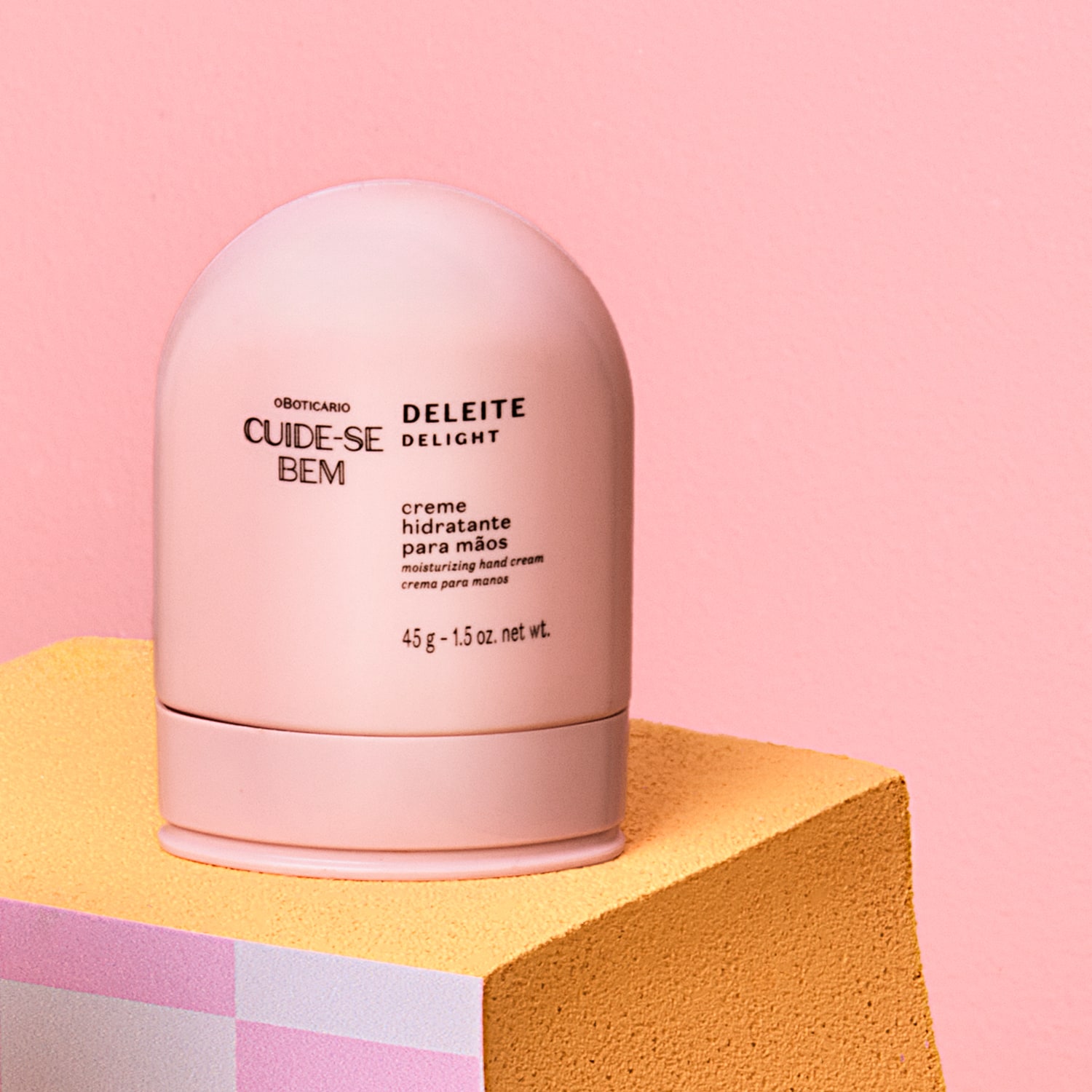 Creme Para Mãos Hidratante Desodorante Cuide-se Bem Deleite 45g