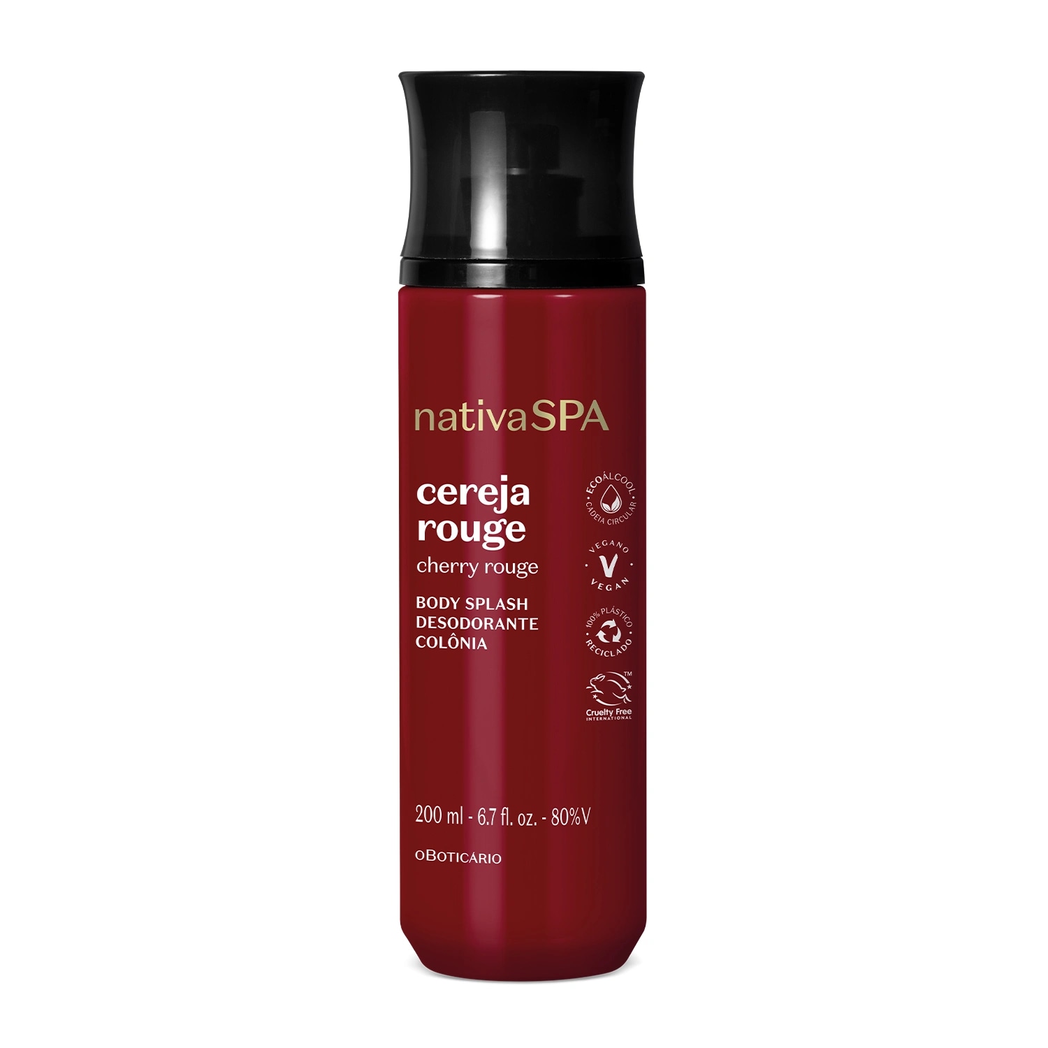 Body Splash Desodorante Colônia Nativa Spa Cereja Rouge 200ml Body Splash Desodorante Colônia Nativa Spa Cereja Rouge 200ml