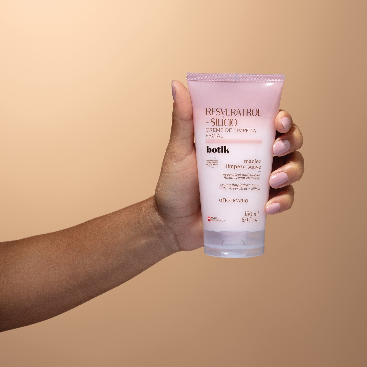 Creme de Limpeza Facial Botik Resveratrol E Silício 150ml