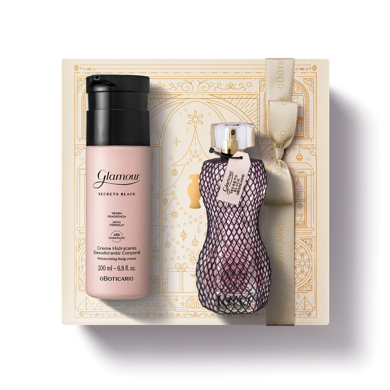 Kit Presente Glamour Secrets Black (2 itens)