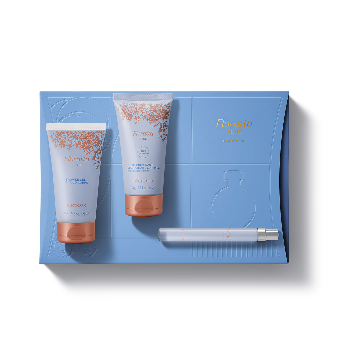 Mini Kit Presente Floratta Blue (3 itens)