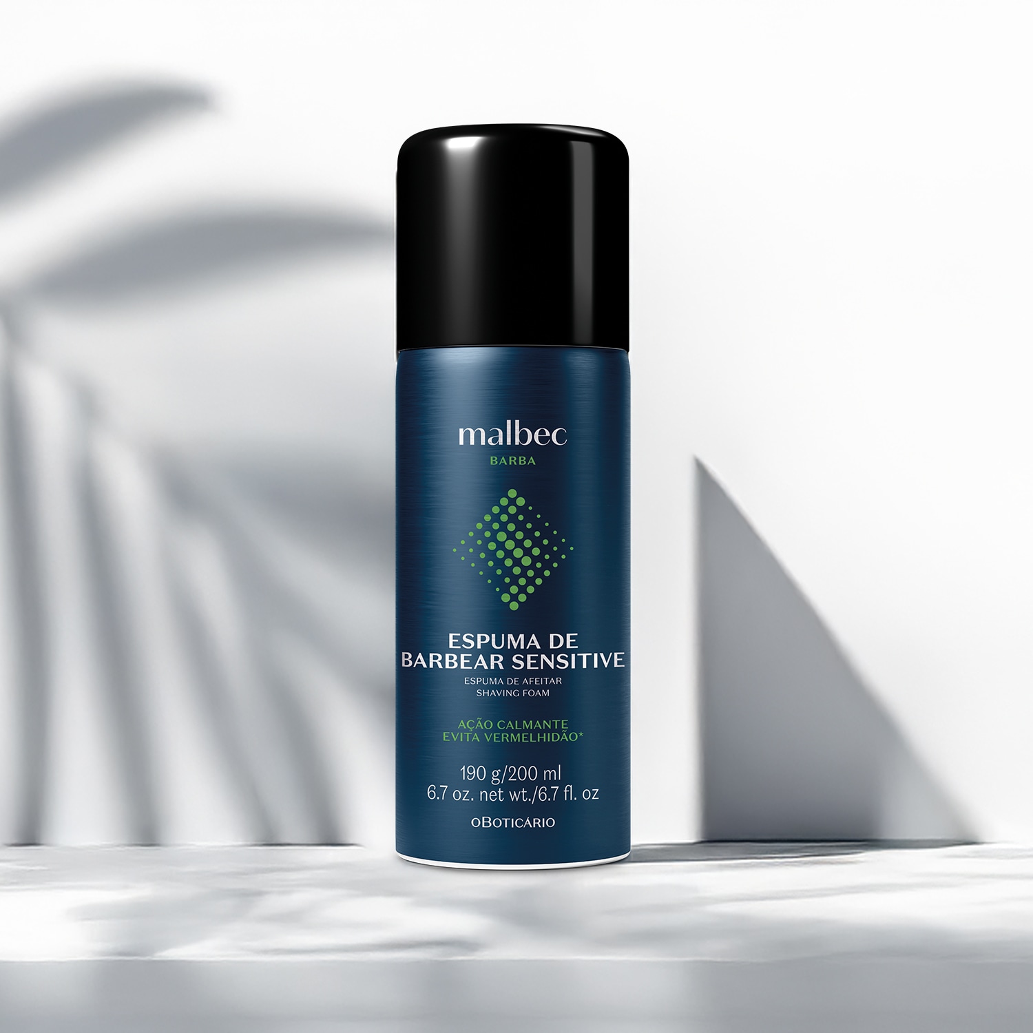 Espuma de Barbear Sensitive Malbec Barba 200ml