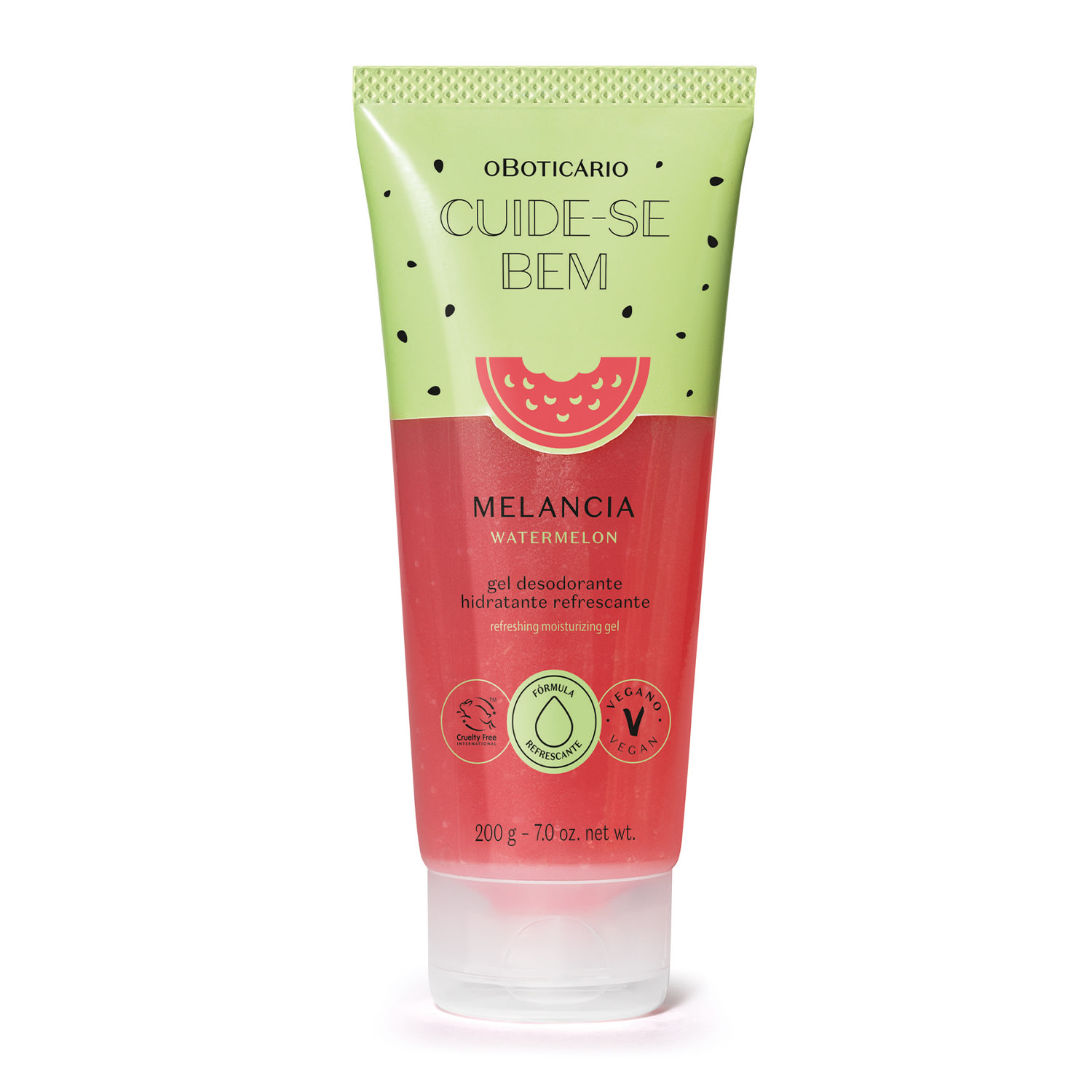 Cuide - se Bem Melancia o Boticário - Gel Desodorante Hidratante Refrescante 200g Cuide - se Bem Melancia o Boticário - Gel Desodorante Hidratante Refrescante 200g