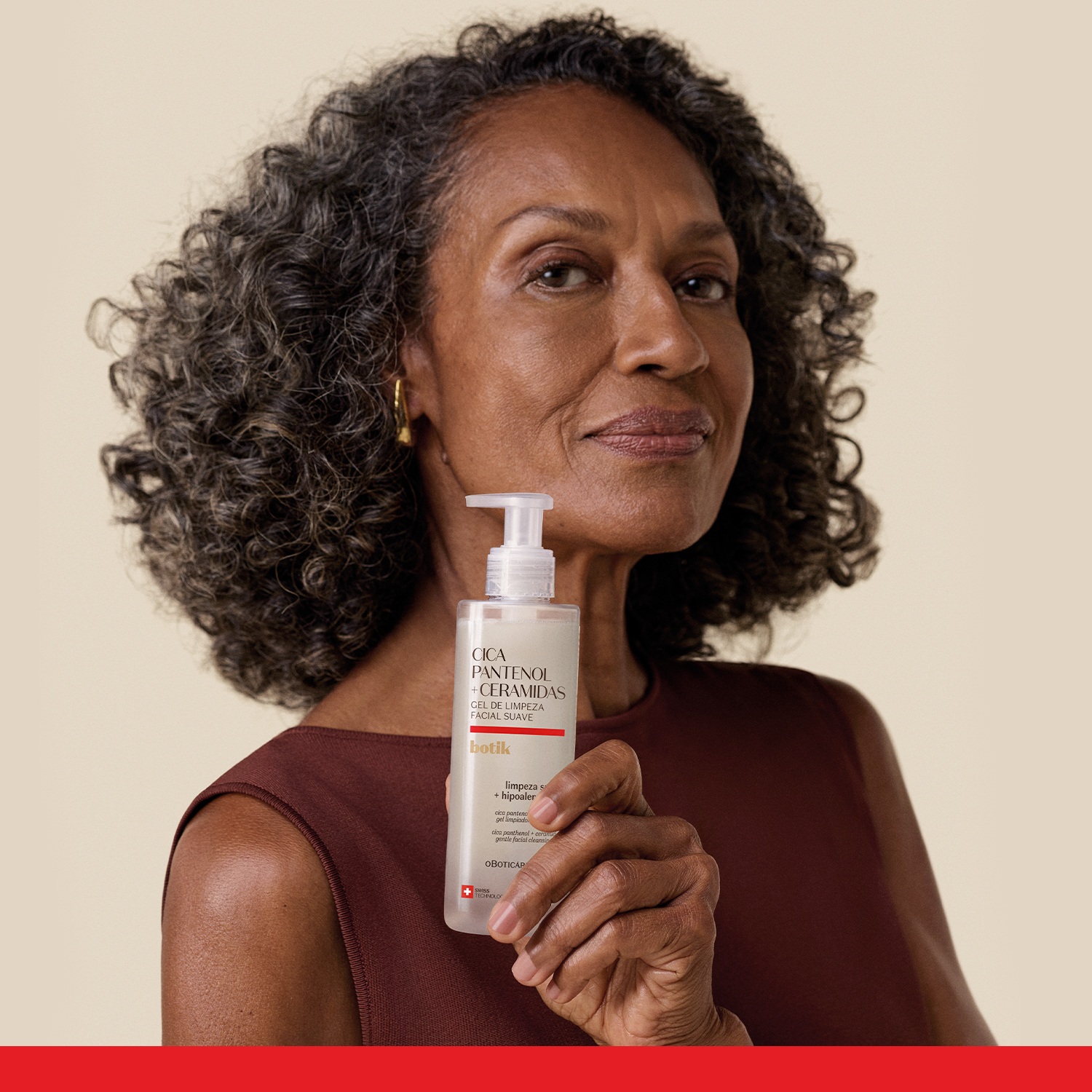 Gel de Limpeza Facial Suave Botik Cica Pantenol E Ceramidas 200g