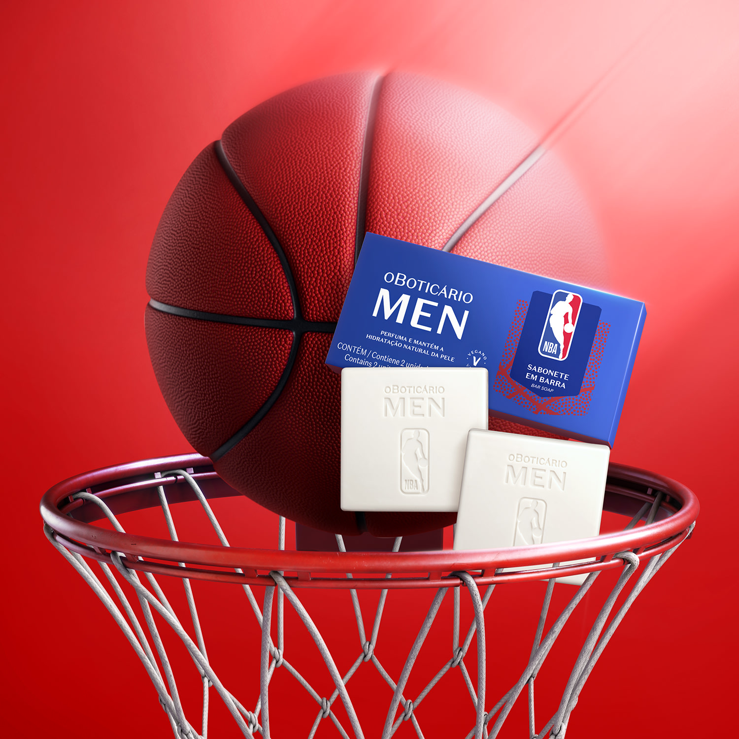 Kit Sabonete Em Barra Men NBA 2x90g