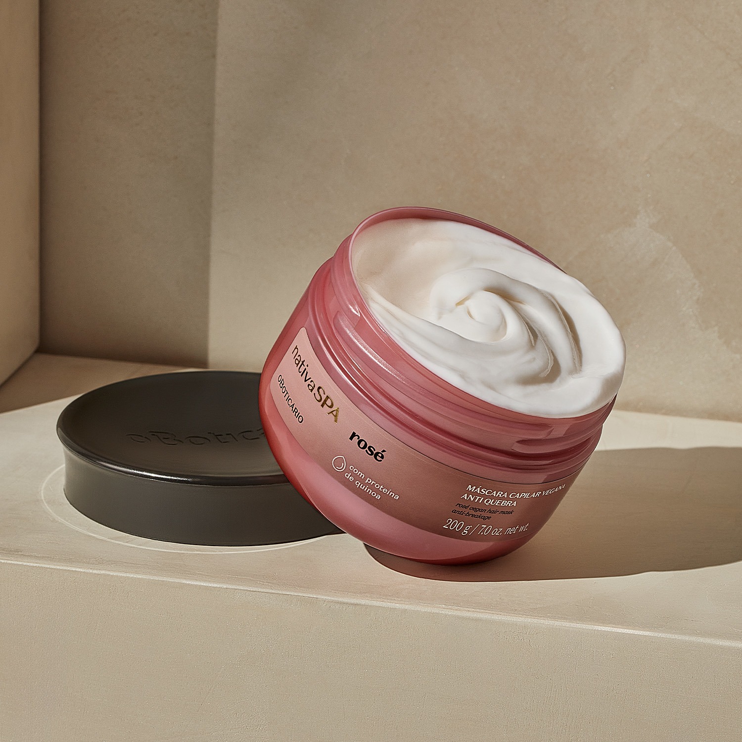 Máscara Vitalidade E Proteção Nativa Spa Rosé 200g